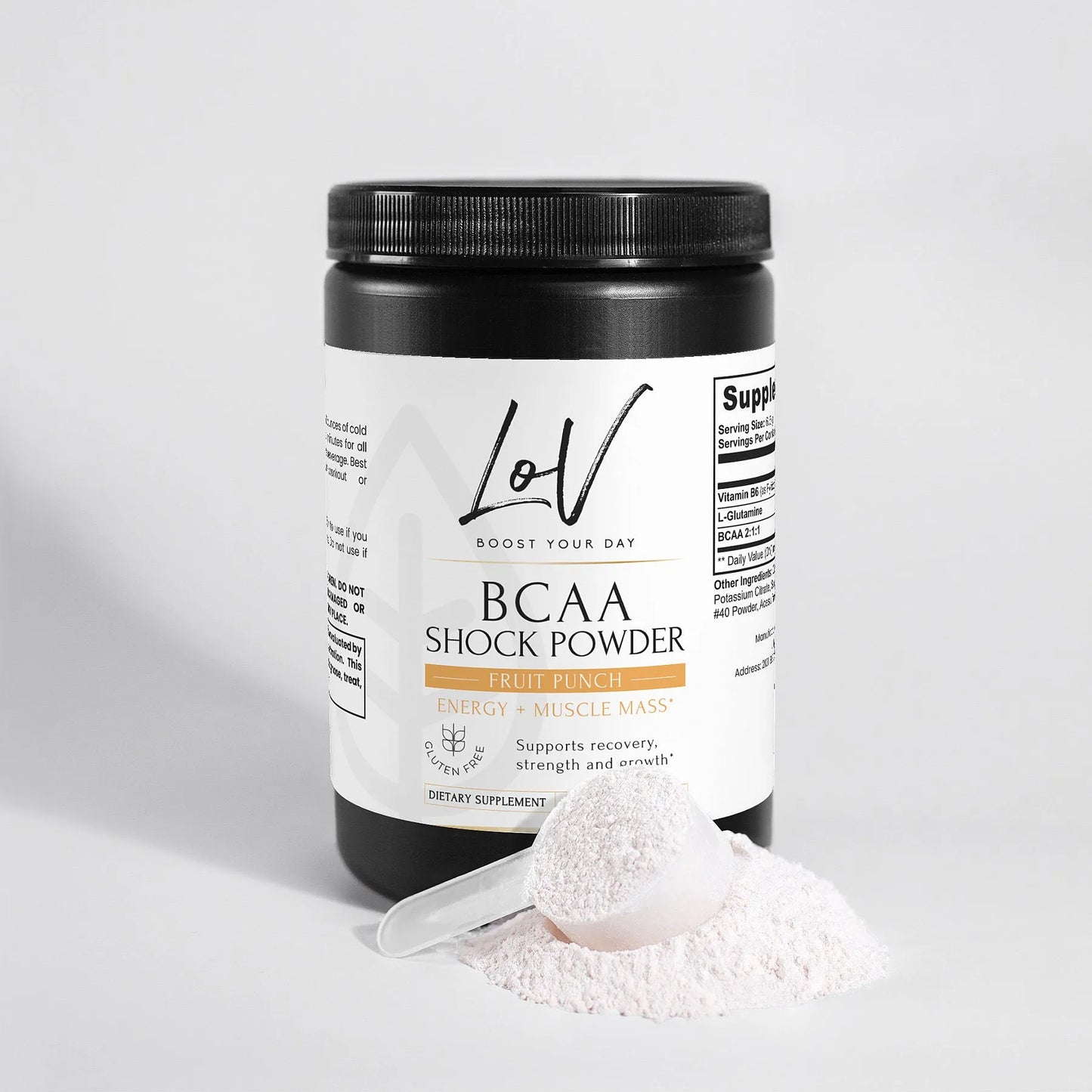 BCAA Shock Powder - Post Workout (Fruit Punch)