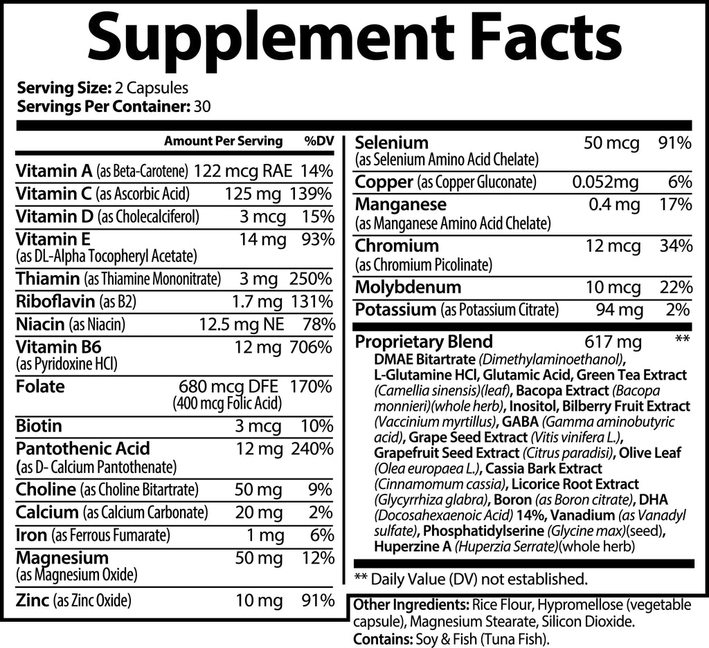 Nootropic Brain & Focus Formula